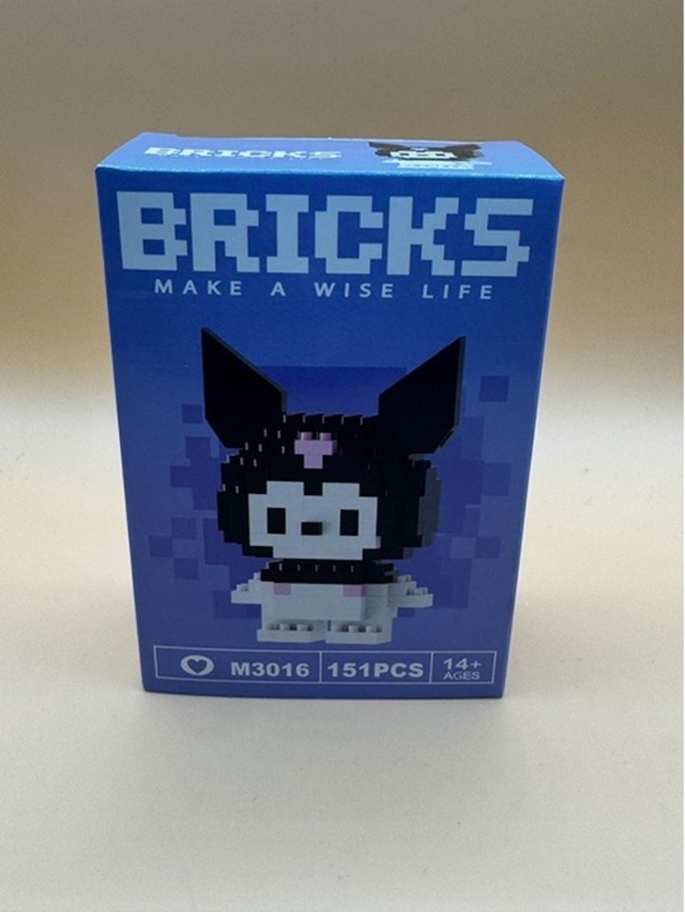 Mini Bricks Building Blocks Set (Kuromi) New
